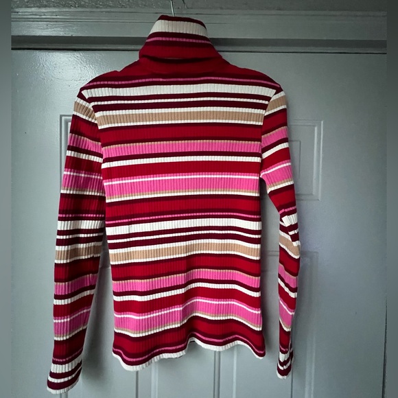 Vineyard Vines Women’s Striped Retro Rib Turtleneck Size Small - Picture 7 of 8